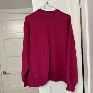 Aritzia TNA terry fleece sweatshirt crewneck
